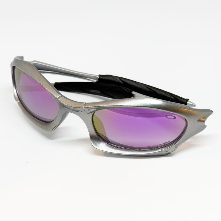 Gafas Oakley Montura Plateada / Lente Polarizado