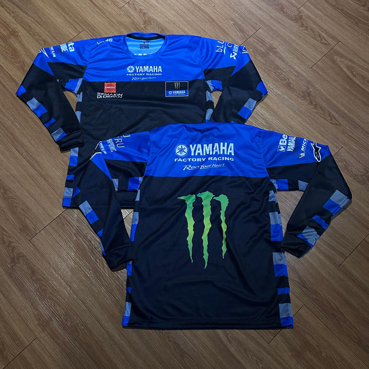 Jersey motocross yamaha azul