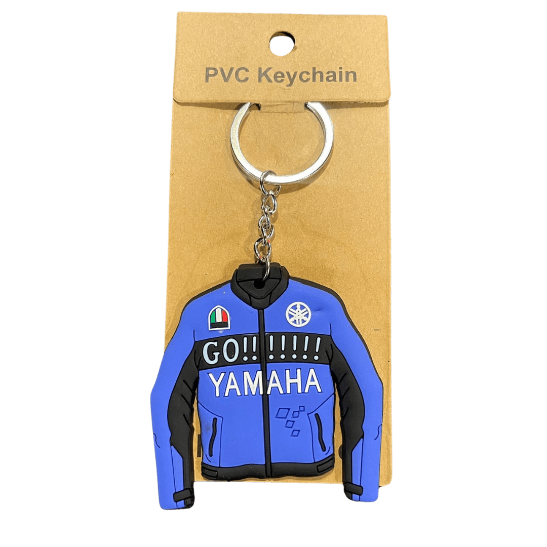 Llavero chaqueta yamaha azul