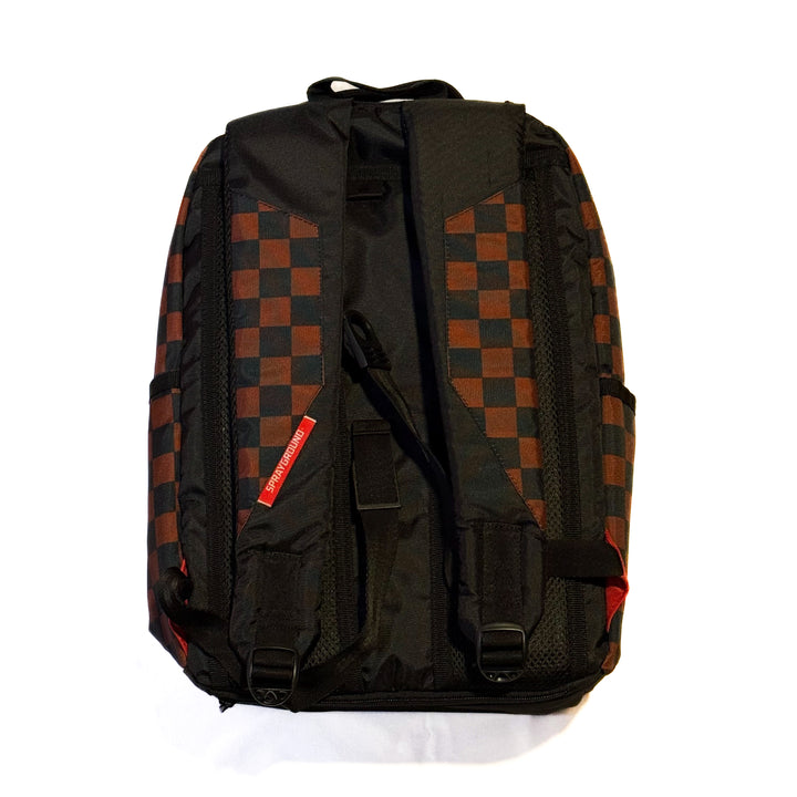 Bolso Sprayground Cuadros Café