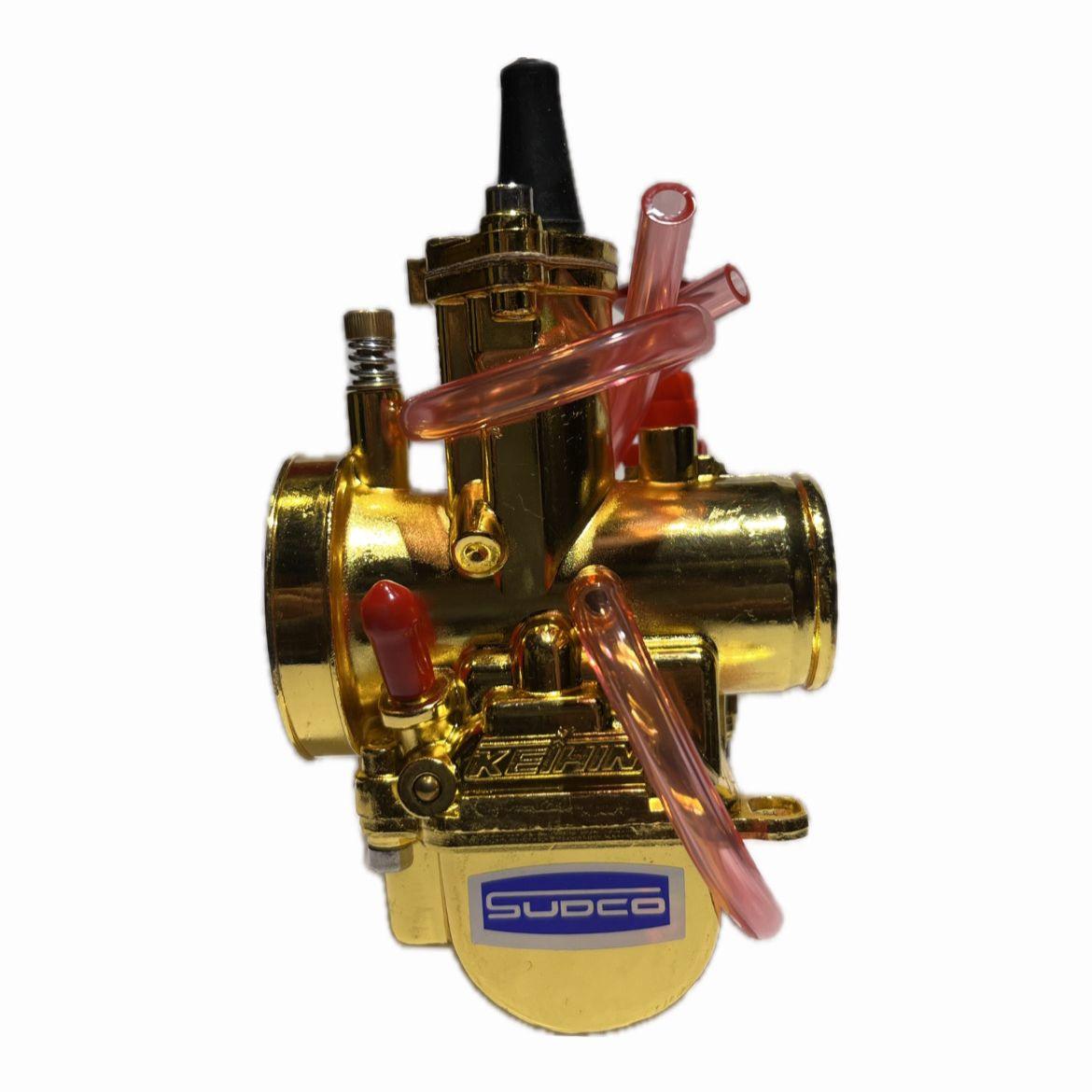 Carburador Keihin Cortina plana 28mm dorado