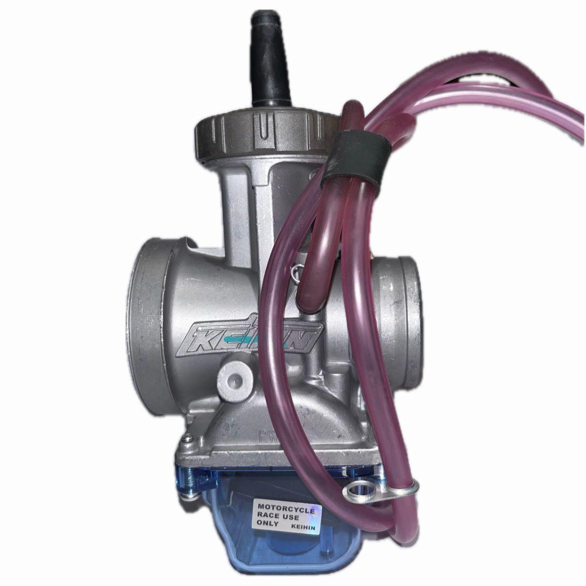 Carburador Keihin Cortina plana 40mm taza azul