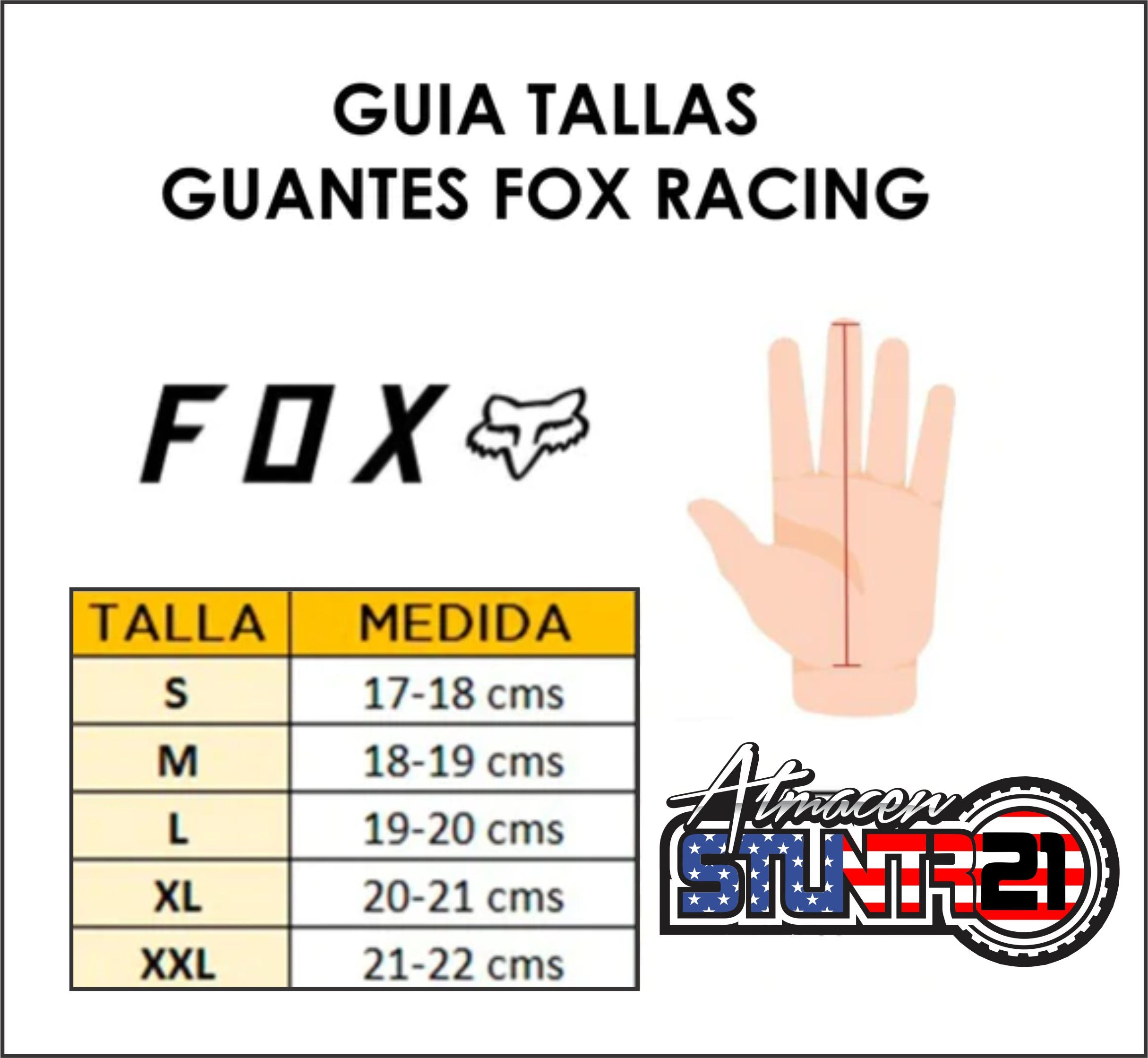 Guantes Fox