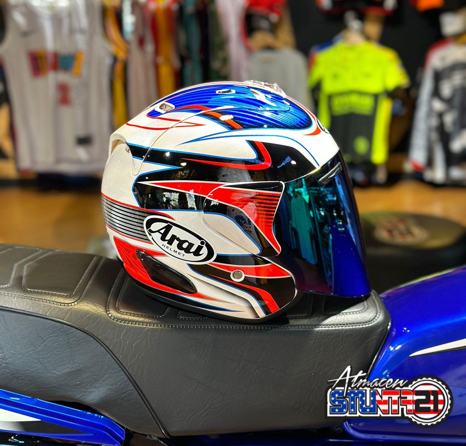 Casco RX7 Pedrosa Open Face Arai Ram 3